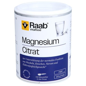 RAAB Vitalfood Magnesiumcitrat Pulver Produktbild
