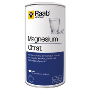 RAAB Vitalfood Magnesiumcitrat Pulver Produktbild
