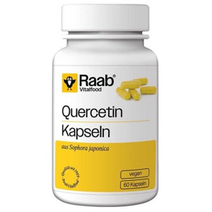 Raab Vitalfood Quercetin Kapseln, 60 St Kapseln Produktbild