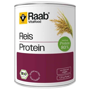 RAAB Vitalfood Reisprotein Bio Pulver Produktbild
