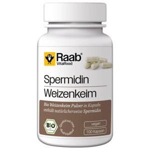 RAAB Vitalfood Spermidin Bio Kapseln Produktbild