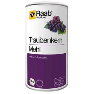 RAAB Vitalfood Traubenkernmehl Bio Pulver Produktbild