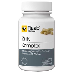 Raab Vitalfood Zink Komplex Kapseln, 60 St Kapseln Produktbild