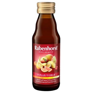 Rabenhorst 11 Plus 11 Multivitaminmehrfrucht Saft gelb, 125 ml Saft Produktbild