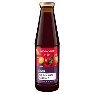 Rabenhorst Eisen Plus Saft, 450 ml Saft Produktbild