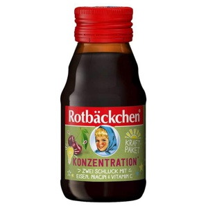 Rabenhorst Rotbäckchen Kraftpaket Konzentration, 60 ml Saft Produktbild