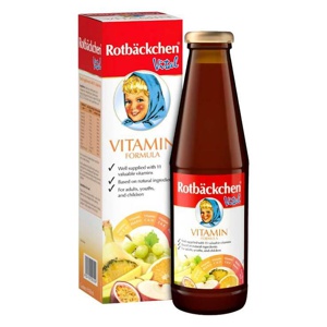 Rabenhorst Rotbäckchen Vital Vitaminformel Saft, 450 ml Saft Produktbild