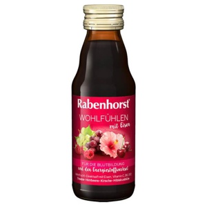 Rabenhorst Wohlfühlen mit Eisen mini Saft, 125 ml Saft Produktbild