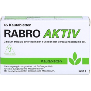RABRO Aktiv Kautabletten 45 St Kautabletten Produktbild