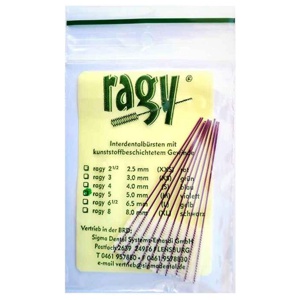 Ragy Interdentalbürsten 5 violett, 10 St Zahnbürste Produktbild