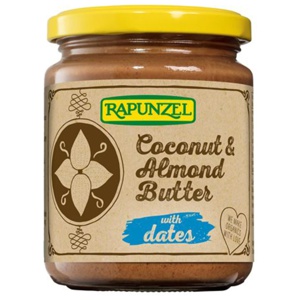 Rapunzel Kokos/mandel creme m. dadel Ø 250 g produktbillede