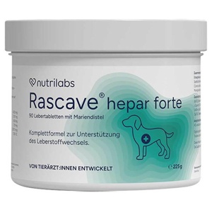 Rascave hepar forte Kautabletten für Hunde, 90 St Kautabletten Produktbild