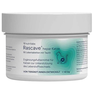 Rascave hepar Kautabletten für Katzen, 90 St Kautabletten Produktbild