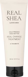 Rated Green Cold Pressed Shea Butter Real Change Treatment 240 ml produkt bild