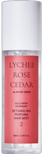 Rated Green Detangling Perfume Hair Mist 2 Lychee-Rose-Cedar 80 ml Produktbild