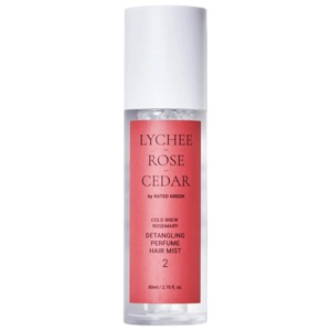 Rated Green Detangling Perfume Hair Mist 2 Lychee Rose Cedar 80 ml produktbilde