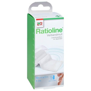 RATIOLINE acute 10 cmx1 m Verbandmull gerollt Produktbild