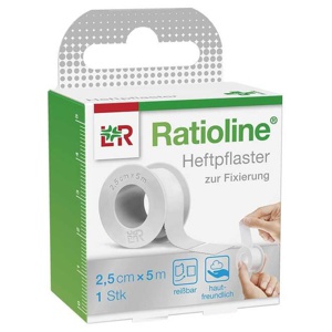Ratioline acute Heftpflaster 2,5 cm x 5 m, 1 St Pflaster Produktbild