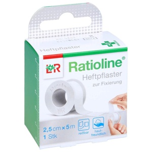 RATIOLINE acute Heftpflaster 2,5 cmx5 m 1 St Pflaster Produktbild