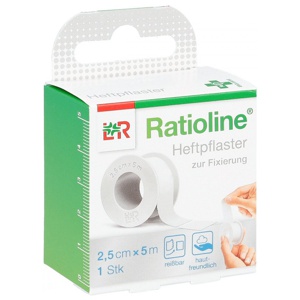 Ratioline acute Heftpflaster 2,5 cmx5 m Produktbild