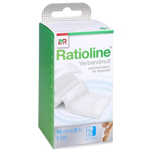 RATIOLINE acute 10 cmx2 m Verbandmull gerollt Produktbild