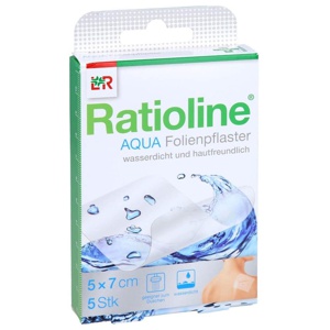 RATIOLINE aqua Duschpflaster 5x7 cm Produktbild
