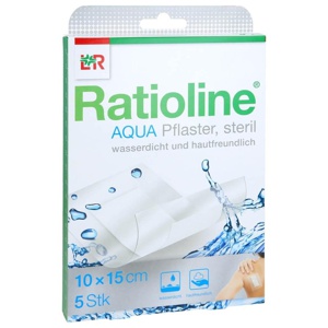 RATIOLINE aqua Duschpflaster Plus 10x15 cm steril Produktbild