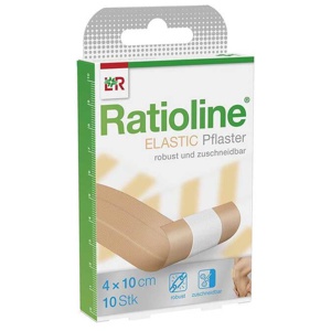 Ratioline elastic Wundschnellverband 4 cm x 1 m, 1 St Verband Produktbild
