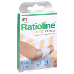 RATIOLINE elastic Wundschnellverband 4 cmx1 m Produktbild