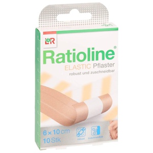 RATIOLINE elastic Wundschnellverband 6 cmx1 m Produktbild