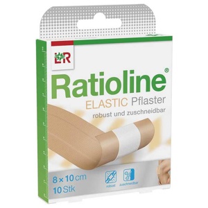 Ratioline elastic Wundschnellverband 8 cm x 1 m, 1 St Verband Produktbild