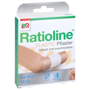 RATIOLINE elastic Wundschnellverband 8 cmx1 m Produktbild