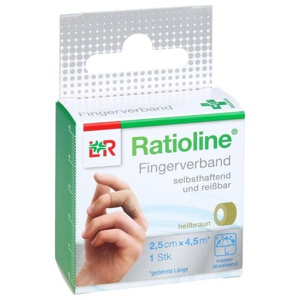 RATIOLINE selbsthaft.Fingerv.2,5cmx4,5m hellbraun Produktbild