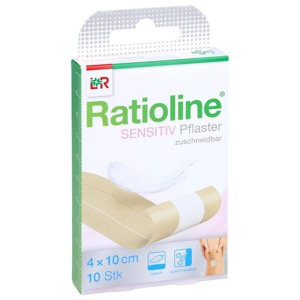 RATIOLINE sensitive Wundschnellverband 4 cmx1 m Produktbild