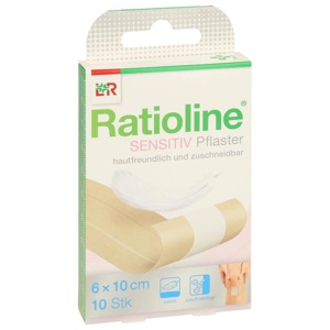 RATIOLINE sensitive Wundschnellverband 6 cmx1 m Produktbild