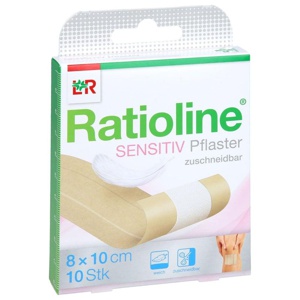 RATIOLINE sensitive Wundschnellverband 8 cmx1 m Produktbild