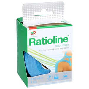 RATIOLINE Sport-Tape 5 cmx5 m türkis Produktbild