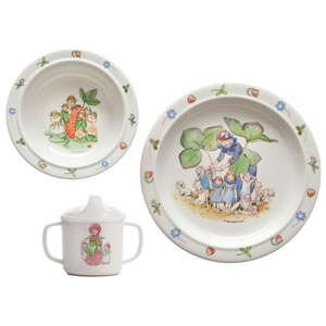 Rätt Start Elsa Beskow Blomsterbarn Barnservis 3-del produkt bild