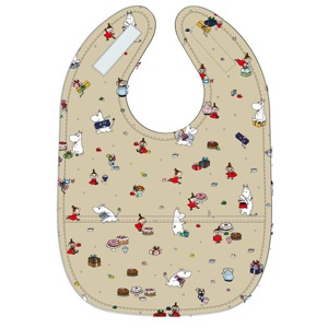 Rätt Start haklapp Mumin picknick beige produkt bild