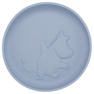 Rätt Start Mumin Silikon Tallrik med Sugkopp Sky Blue produkt bild