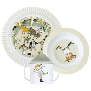 Rätt Start Pippi Cirkus Barnservis 3 delar produkt bild