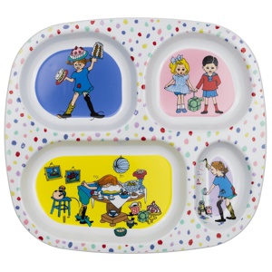Rätt Start Pippi Födelsedag Facktallrik produkt bild
