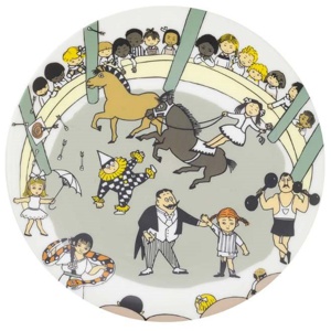 Rätt Start Pippi Cirkus Flat Tallrik Multi produkt bild