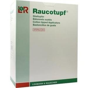 RAUCOTUPF Stieltupfer 2 St ster.kleiner Wattekopf Produktbild