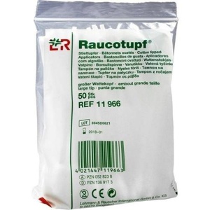 RAUCOTUPF Stieltupfer großer Wattekopf Produktbild