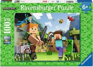 Ravensburger Minecraft Pussel XXL 100-bitar produkt bild
