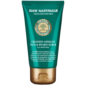 Raw Naturals by Recipe for Men Crushed Apricot Face & Beard Scrub 75 ml produktbillede