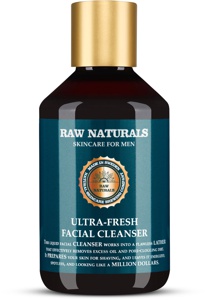 Raw Naturals by Recipe for Men Glacier Water Face Cleansing Fluid 250 ml produktbillede