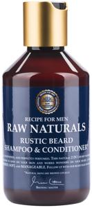 RAW Naturals Rustic Beard Shampoo & Conditioner 250 ml produkt bild