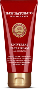 Raw Naturals by Recipe for Men Universal Face Cream 100 ml produktbillede